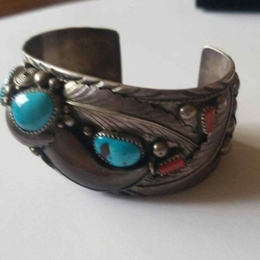 NEW. 925 silver hand made‎ Indian bracelet. New